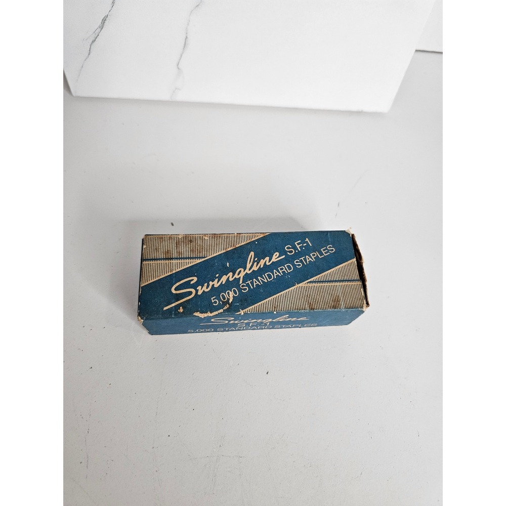 Vintage Swingline S.F.-1 Standard Staples 5000 Count Original Box SF1 747 USA